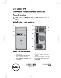 Per vedere il documento Dell Vostro 270 (Late 2012) Manuale Utente