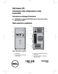 Per vedere il documento Dell Vostro 270 (Late 2012) Manuale Utente